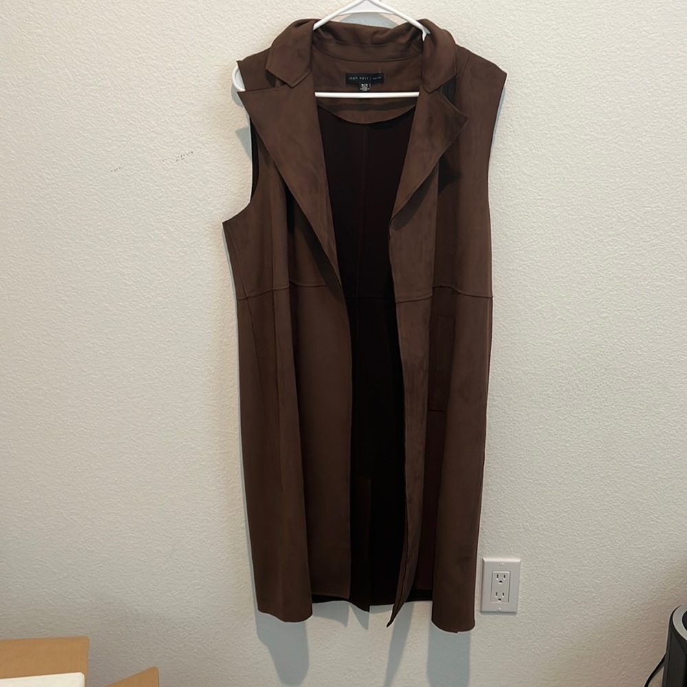 Joan Vass Notch Collar Vest